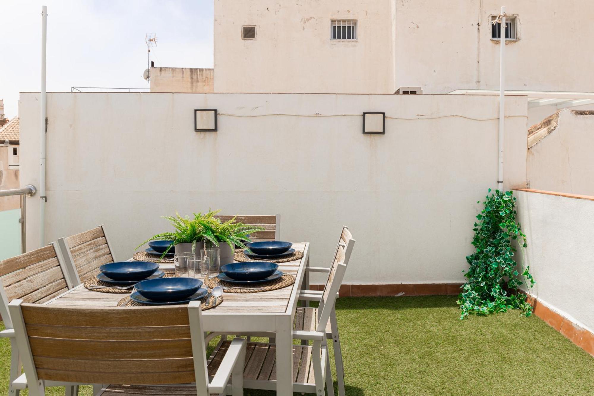 C103 - Sunny Terrace, Old Town Views Apartment Malaga Exterior photo